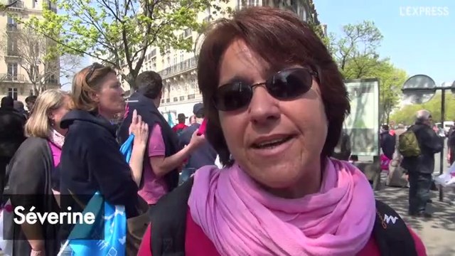 Reportage lors de la manifestation anti mariage homosexuel à Paris