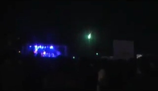Météorite pendant un concert en Argentine