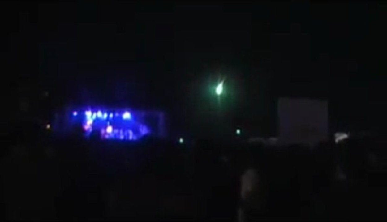Météorite pendant un concert en Argentine