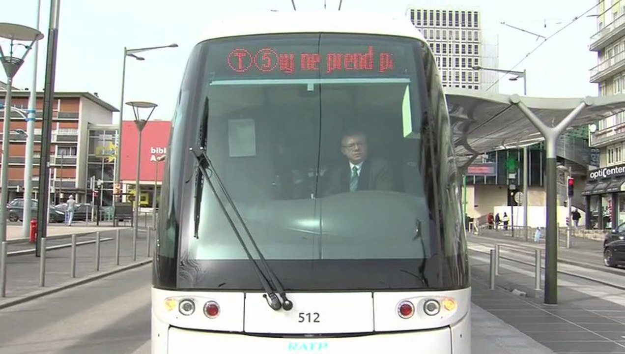 Christian Niard, conducteur du Tramway T5