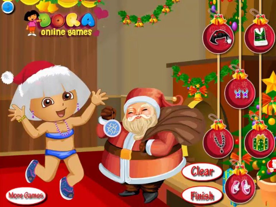 www.dora-oyunlari.gen.tr - Dora ve Noel Baba