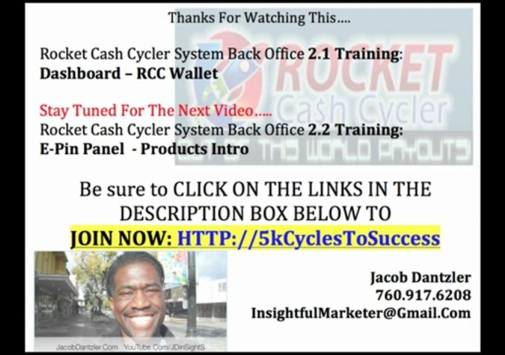 Rocket Cash Cycler Review 2.1: Back Office Walkthrough With Jacob Dantzler