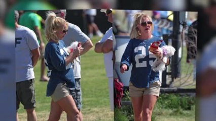 Download Video: Britney Spears Multitasks at Her Sons' Soccer Match