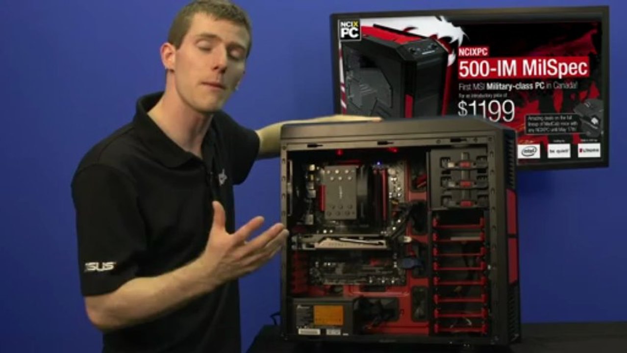 NCIXPC proudly presents the first MSI Military Class PC in Canada, the 500-IM MilSpec!