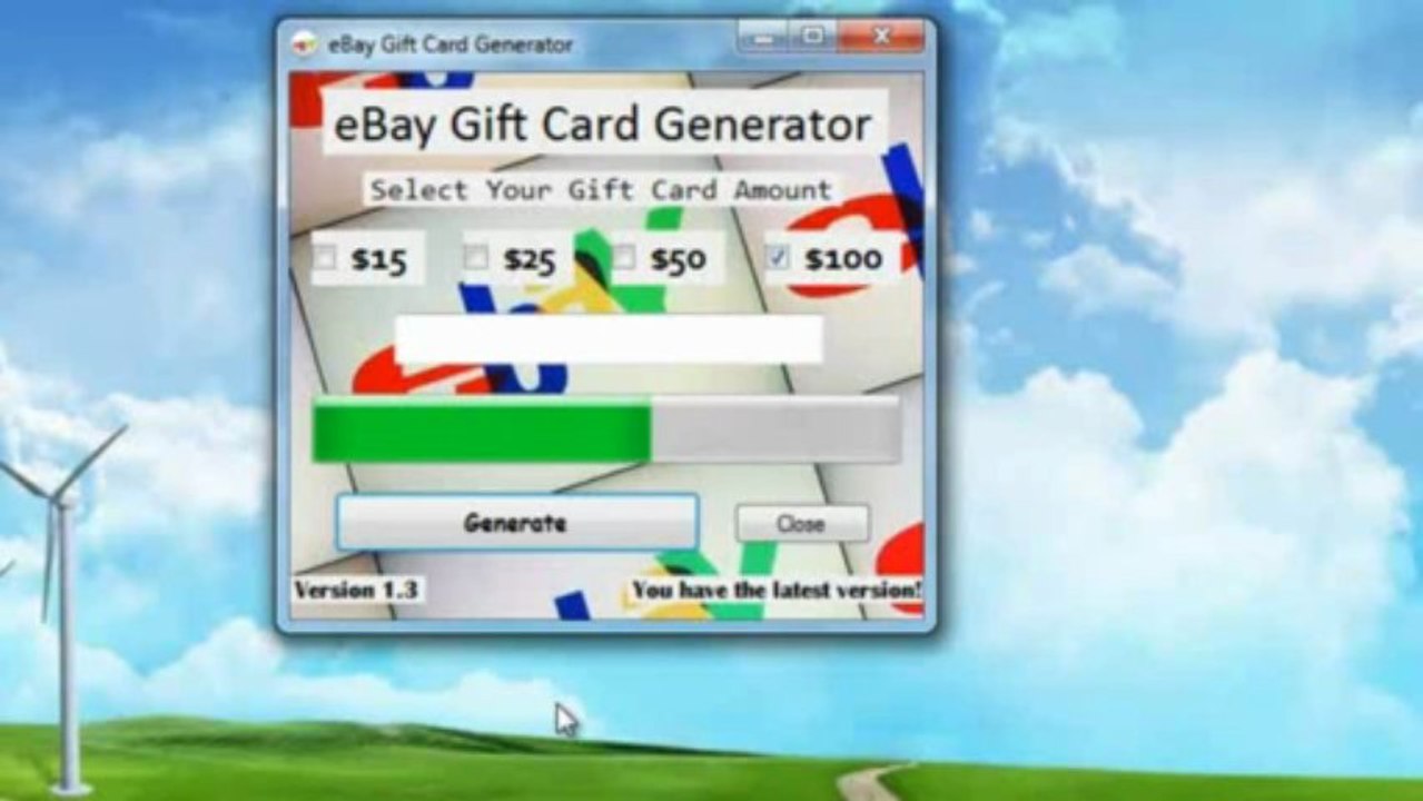 # 2013 Free eBay Gift Card Generator - 100% Working - Tested EveryDay - Recently Updated