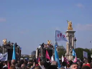 Manif du 21 avril 2013 : Frigide Barjot à la manoeuvre