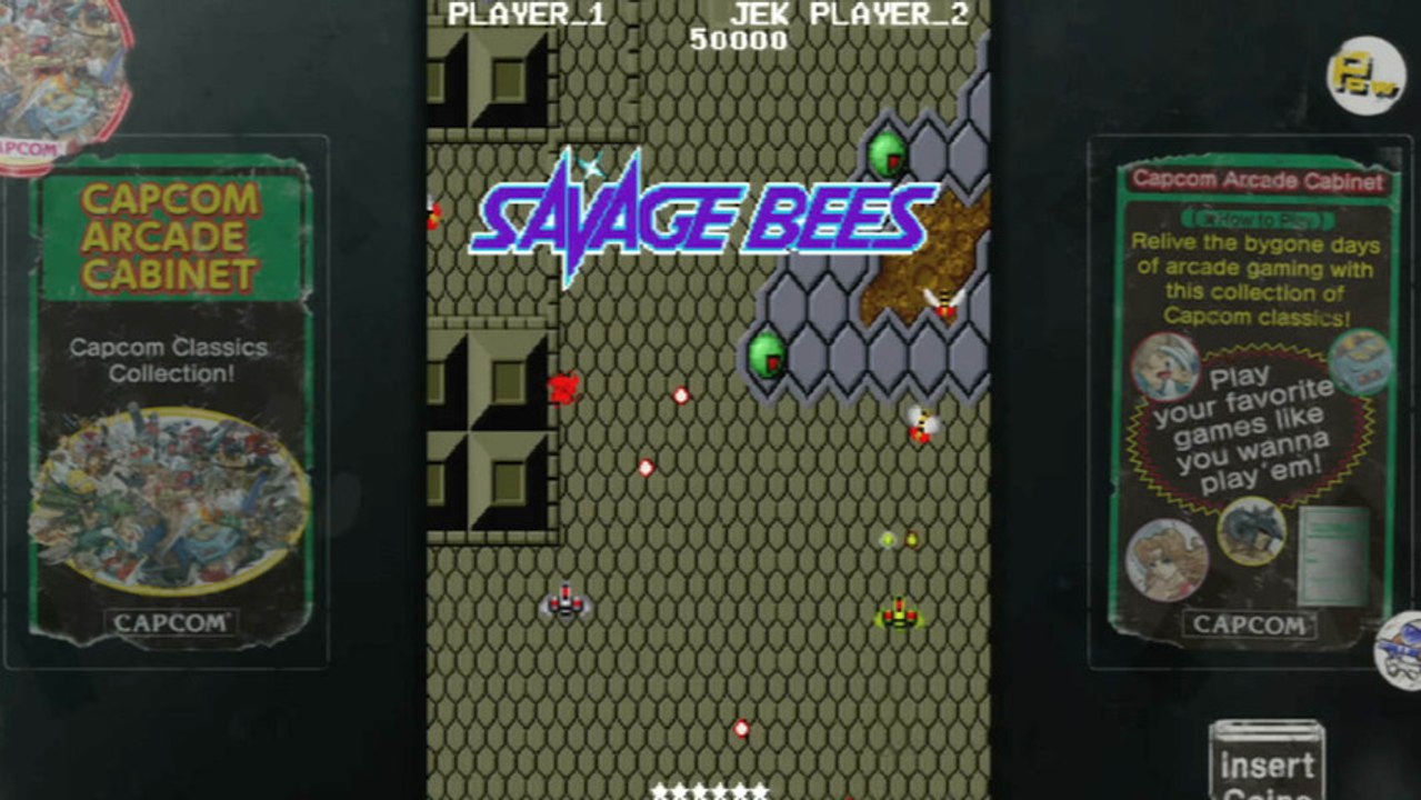 CGR Undertow - SAVAGE BEES (CAPCOM ARCADE CABINET) review for PlayStation 3