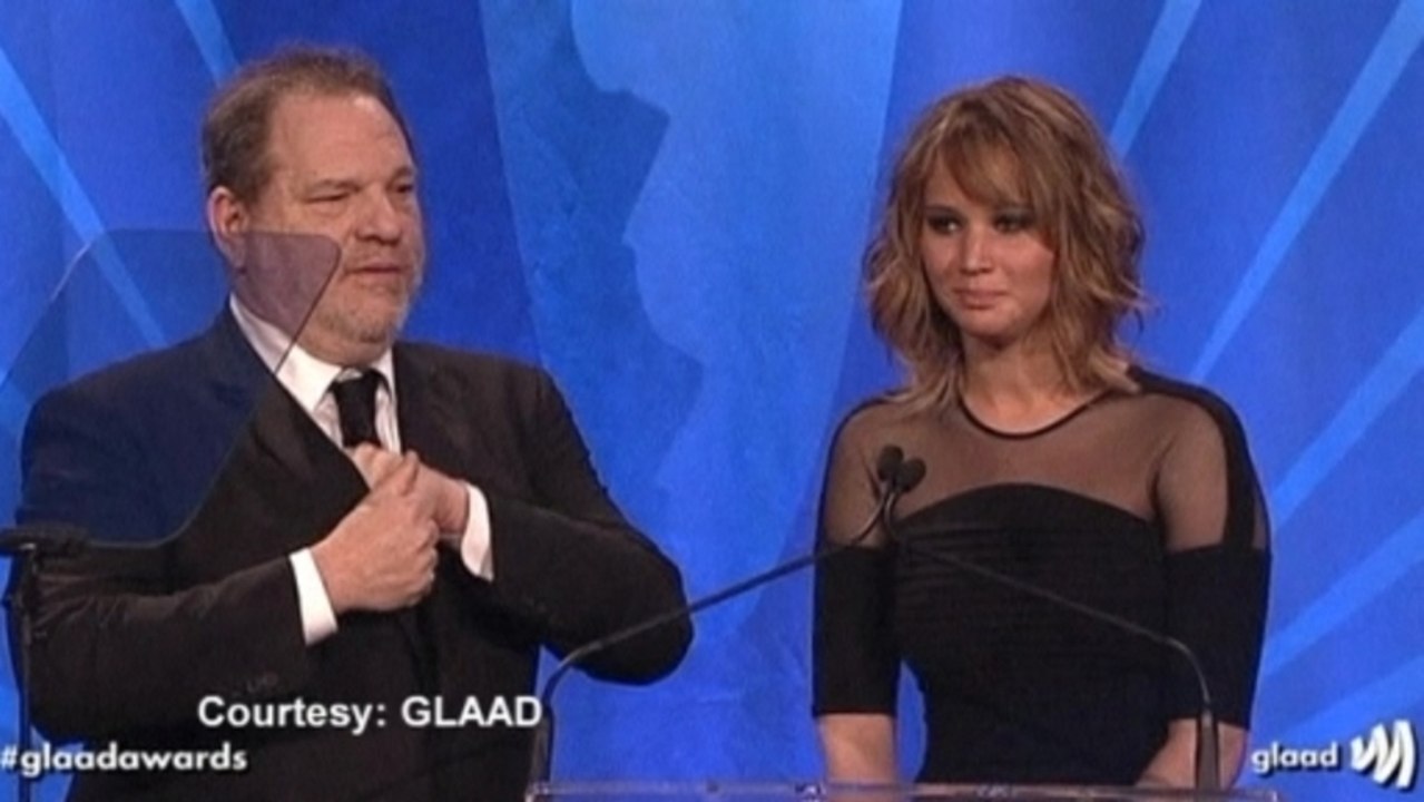 Jennifer Lawrence flubs former President's name at GLAAD.