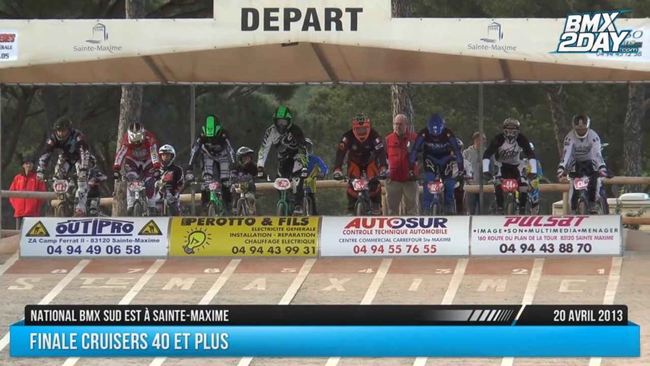 Finale Cruisers 40 et plus National BMX Sud Est Ste-Maxime 2013