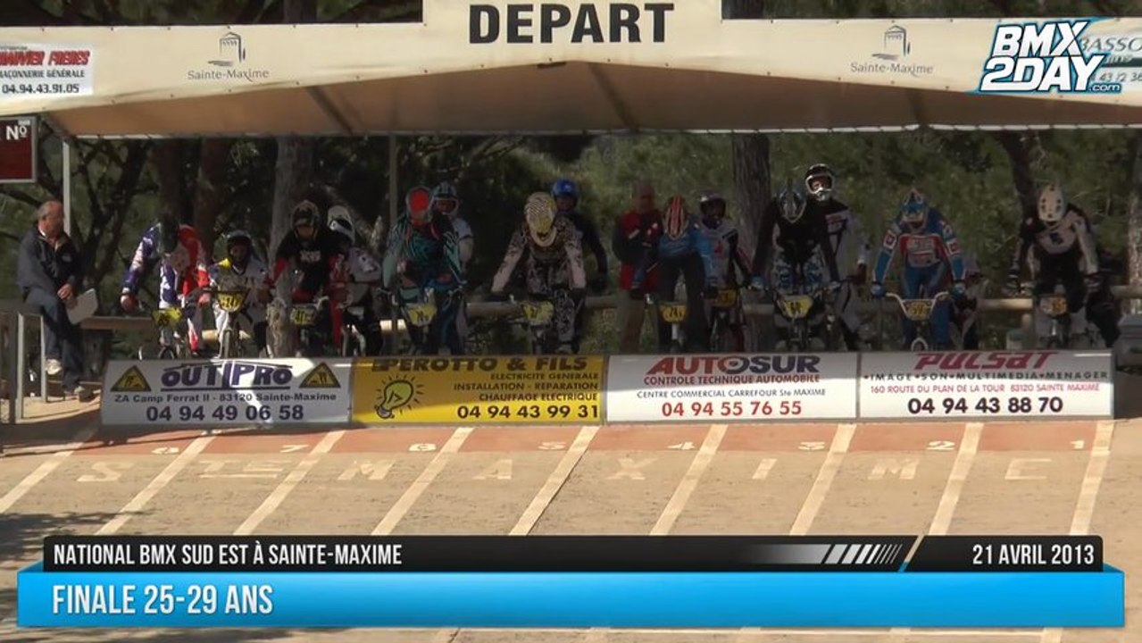 Finale Hommes 25-29 National BMX Sud Est Ste-Maxime 2013