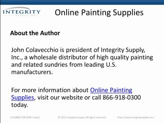 Integrity Supply - Online Painting Supplies - The Three Methods to Apply House Paint