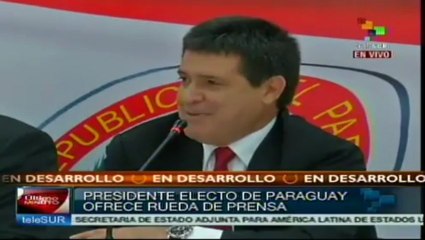 El país no es de un grupo de políticos privilegiados: Cartes