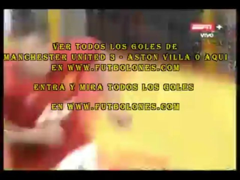 Goles Del Partido Manchester United 3-0  Aston Villa | All Goals & Highlights | 22.04.2013