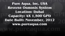 Pure Aqua| Commercial RO Water Filtration Systems Dubai 4 x 1,500 GPD