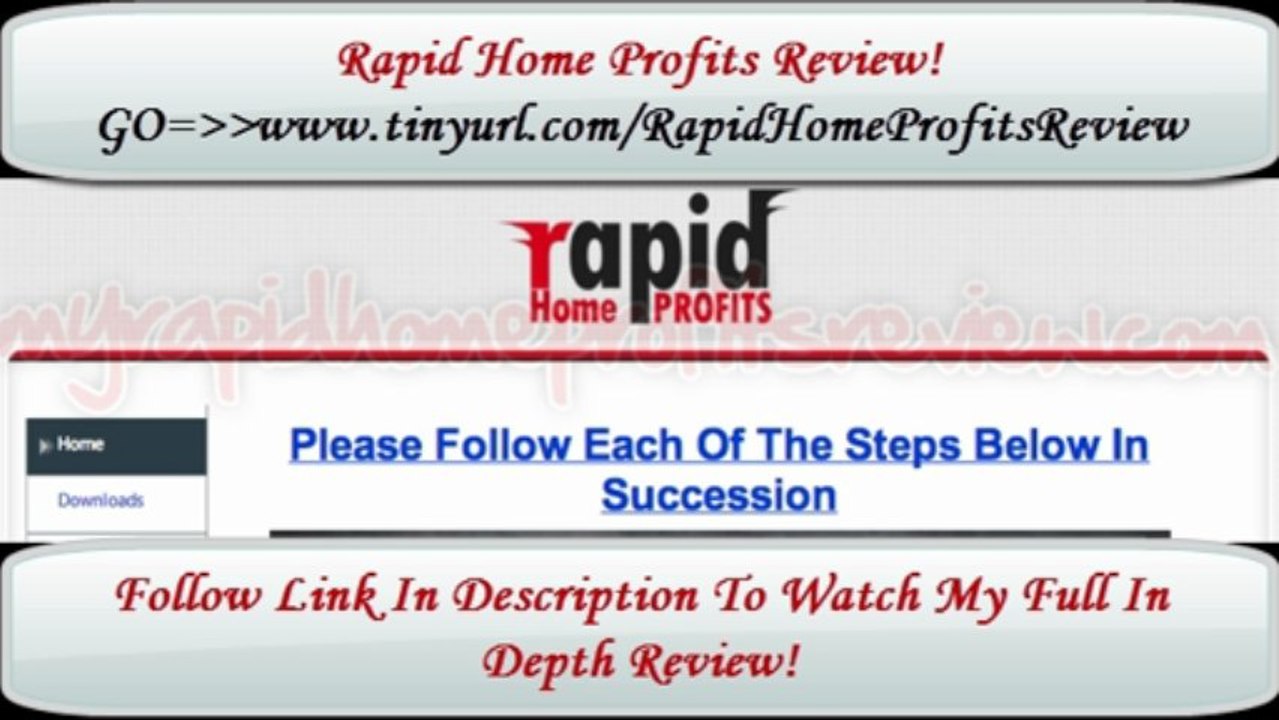 Rapid Home Profits Review| SCAM? My Honest Review