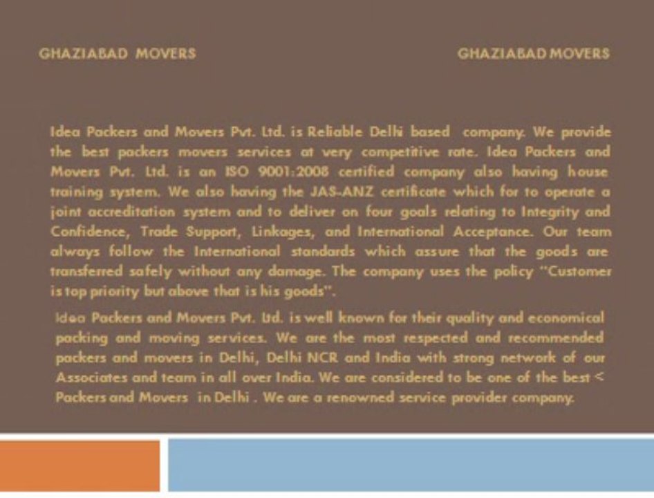 Ghaziabad  Movers
