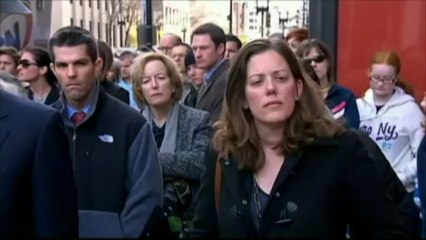 Recueillement à Boston, sept jours après le double attentat