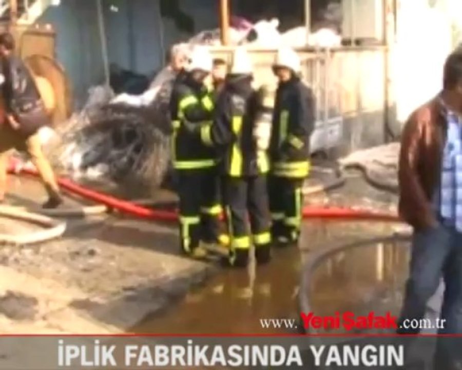 Gaziantep'te iplik fabrikasında yangın çıktı