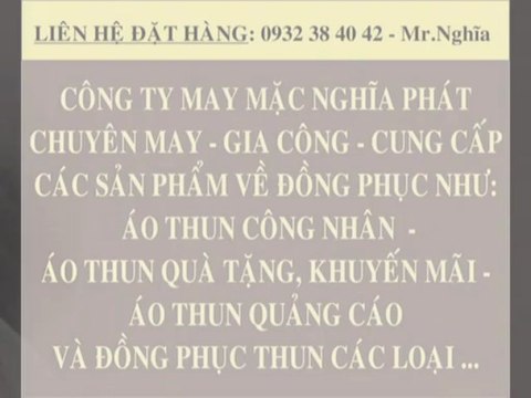 ÁO CÔNG NHÂN, ÁO THUN, ĐỒNG PHỤC CÔNG TY,ÁO SƠMI