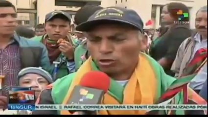 Colombianos marchan por la paz con justicia social