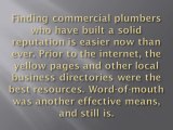 How to find a Good Commercial Plumber