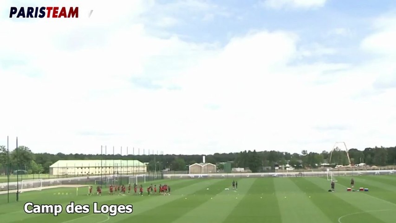 Entrainement du PSG