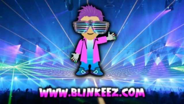 XO BLACK LED Finger Mitts with Flashing Fingers by BLINKEEZ