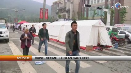 Chine-Séisme : Le bilan s’alourdit