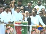 Geo Reports-Imran challenges Nawaz to debate-23 Apr 2013