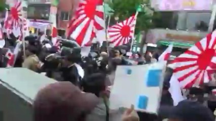 差別反対！カウンタアクションが反韓デモを圧倒（20130421 LNTV）