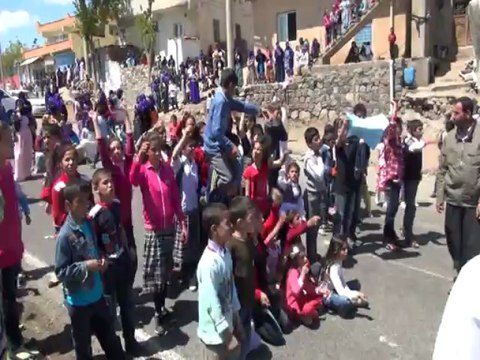 Siverekliler Diyarbakır - Şanlıurfa Yolunu Trafiğe Kapattılar