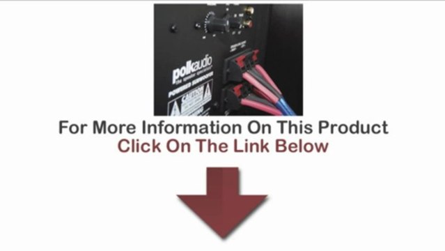 Polk Audio PSW505 12-Inch Single Powered Subwoofer Overview