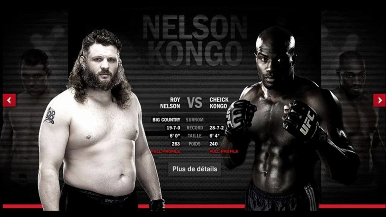 Cheick Kongo vs Roy Nelson UFC 159