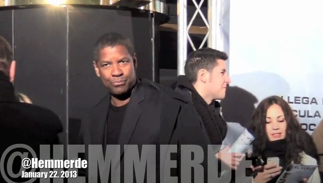 Denzel Washington & Robert Zemeckis in Madrid