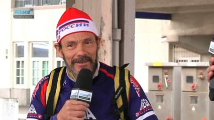 Le globe-trotter brésilien Denizart Simoes repart!