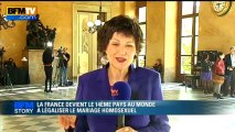 BFM STORY: La France devient le 14ème pays au monde à légaliser le mariage homosexuel - 23/04