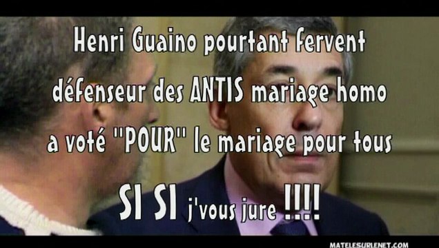 Henri Guaino à voté POUR pour le mariage pour tous (véridique)