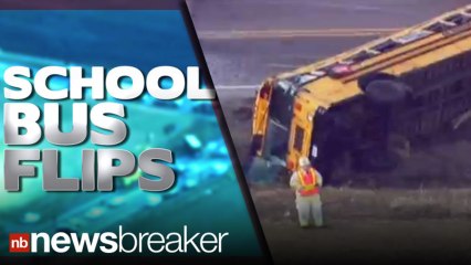 BREAKING: School Bus Crash Sends Over a Dozen Kids to the Hospital