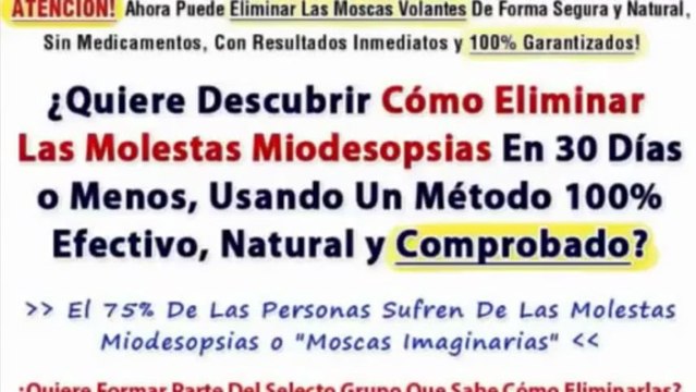 Moscas Volantes en los ojos Vision moscas volantes