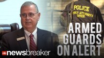 Armed Guards Escort Texas Officials After DA/Wife Murdered