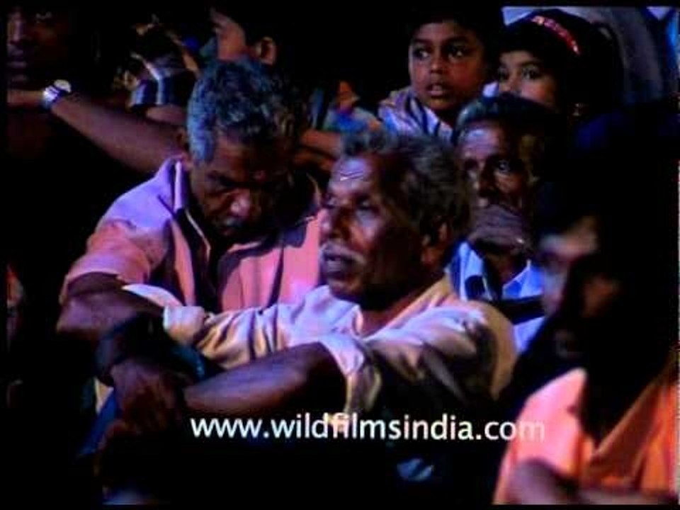 Pakshi Kolam : One of the ritualistic dance performed by Padayani dancers at the festival