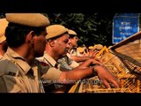 Protesters at Delhi Police Headquaters