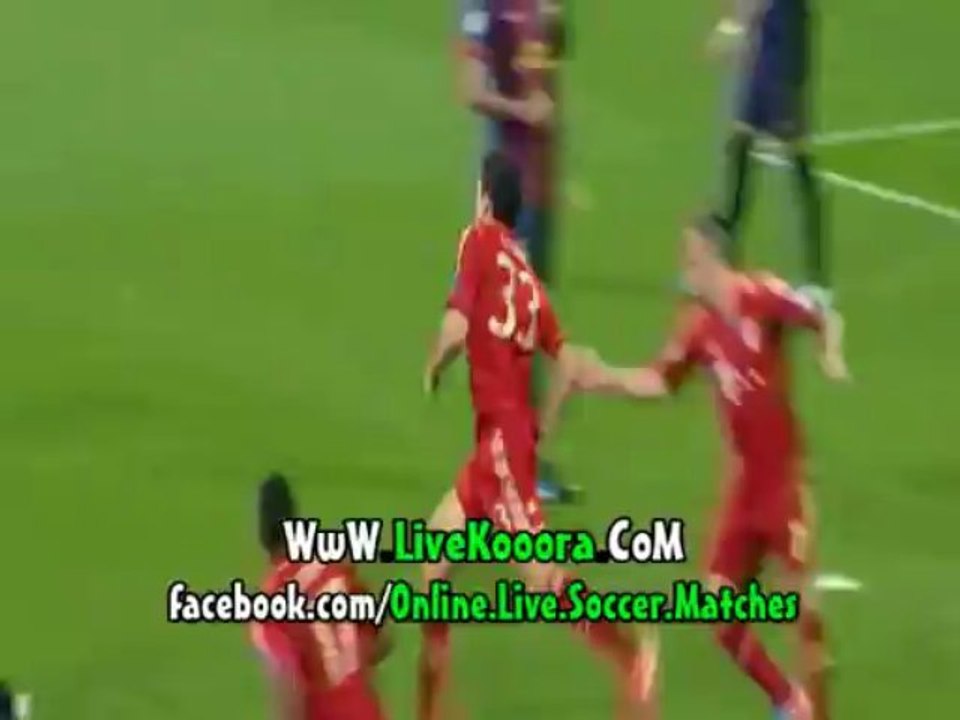 الهدف الثانى لبايرن ميونخ فى برشلونه
