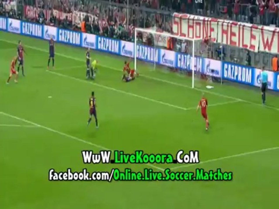الهدف الرابع لبايرن ميونخ فى برشلونه