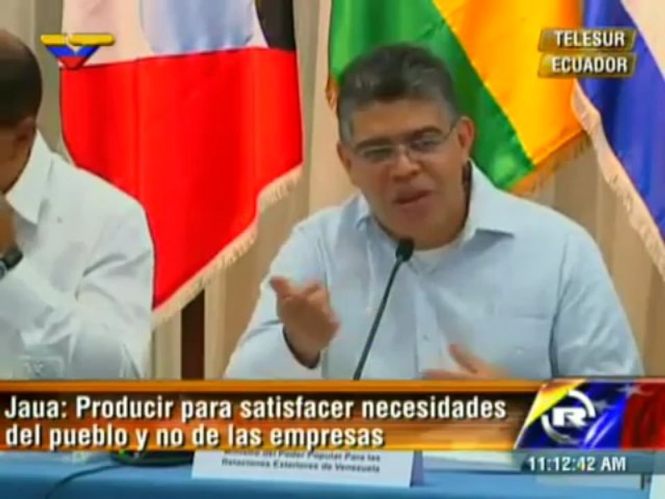 Canciller Elías Jaua participa en el Consejo de Complementación Económica del Alba