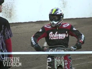 WHite Moto Flip at Starting Line