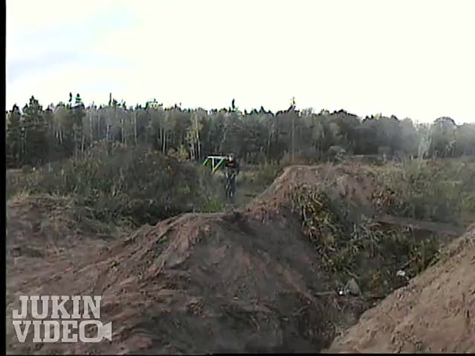 BMX Dirt Ramp Fall