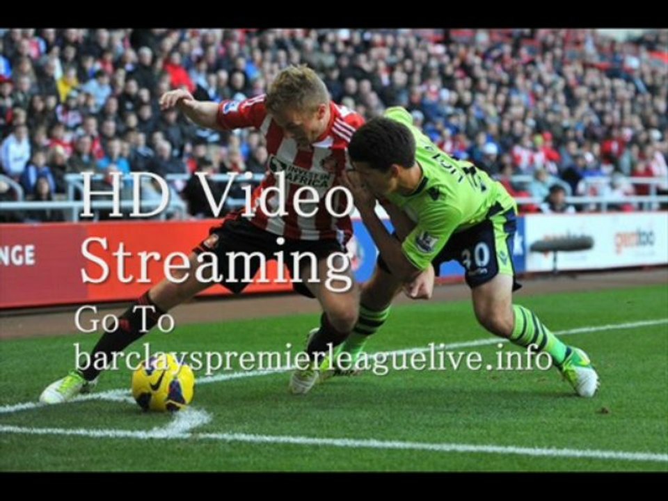 Aston Villa vs Sunderland Barclays PL On 29 April 2013