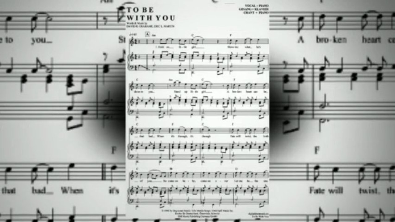 Noten bei notendownload - To be with you (Mr. Big)