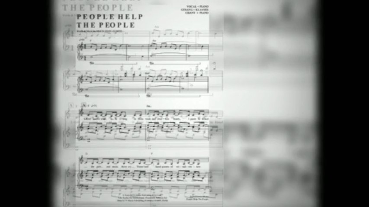 Noten bei notendownload - People help the people (Birdy)